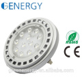 15W CER RoHs Shenzhen 3 Jahre Garantie dimmable 12V 240V eingebauter Fahrer Aluminiumgehäuse G53 GU10 AR111 LED-Scheinwerfer SMD